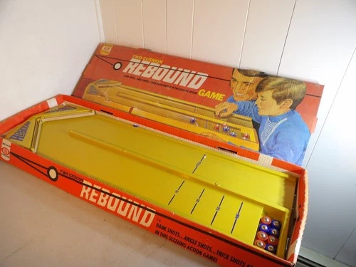 Vintage  Rebound Shuffle Board Game " Ideal "  No. 2035-4
