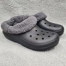 Crocs Classic Blitzen IV Clogs Size Men's 6 Women's 8 Black Lined 210846