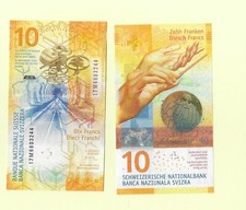 SWITZERLAND - 10 Franken 2017 - UNC