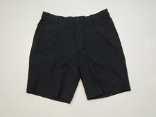 BANANA REPUBLIC Mens Black Comfort Flat Front Shorts Sz 32 NWT