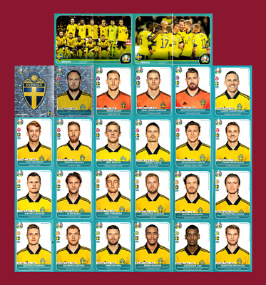 Sweden Team - Panini UEFA Euro 2020 Preview