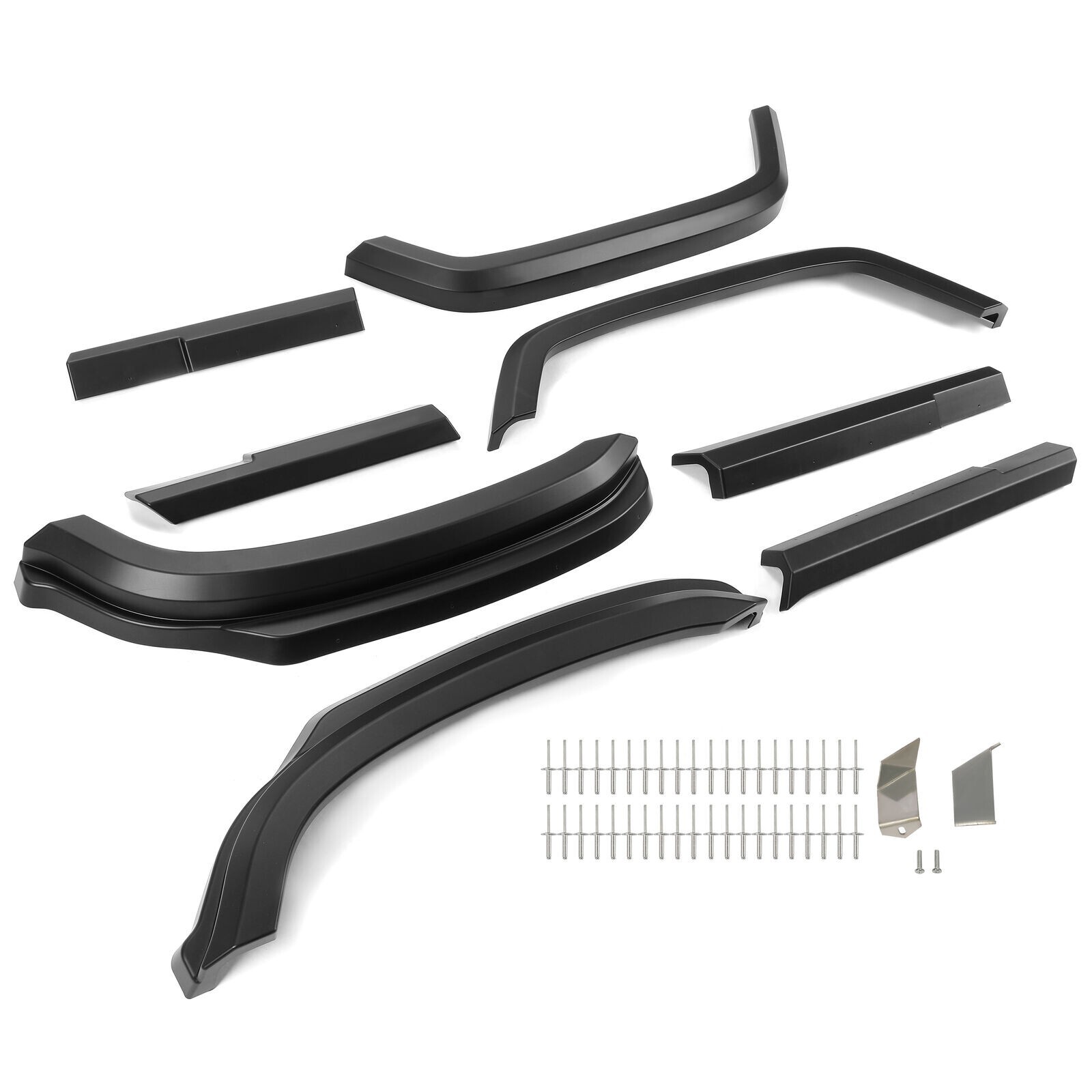 8Pcs Fender Flares overfender W/ hardware For Hummer H1 /Humvee /HMMWV
