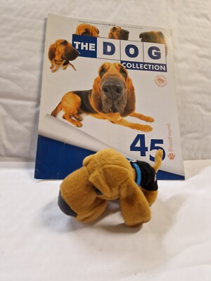 ORIGINAL THE DOG ARTLIST COLLECTION - BLOODHOUND PLÜSCHTIER STOFFTIER + MAGAZIN
