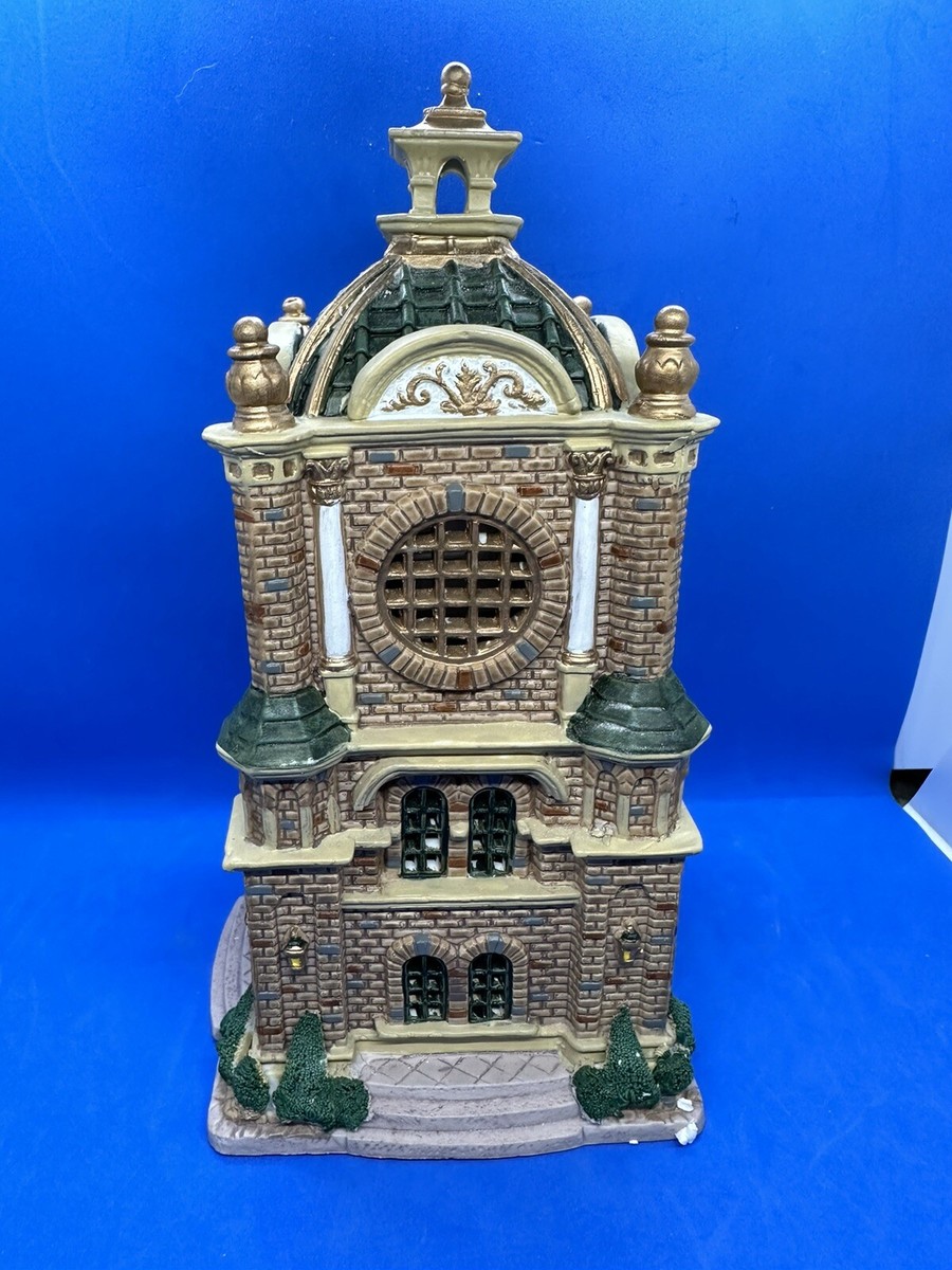 2003 Lemax Winter Glen by Dillard's Renaissance Square Clock Tower