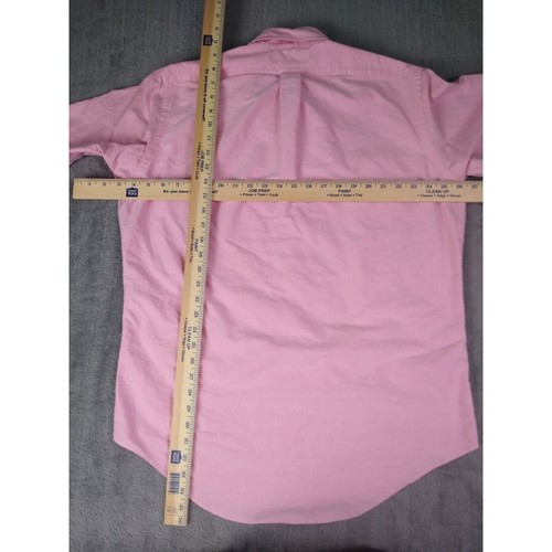 Ralph Lauren Shirt Mens 15.5-34 Pink Long Sleeve Button Up Colorful Pony Preppy - Picture 9 of 13