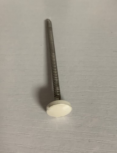 Plastops Kunststoff Köpfenägel - weiß 65 mm Ringhängenägel 384 Stck. - Bild 3 von 3