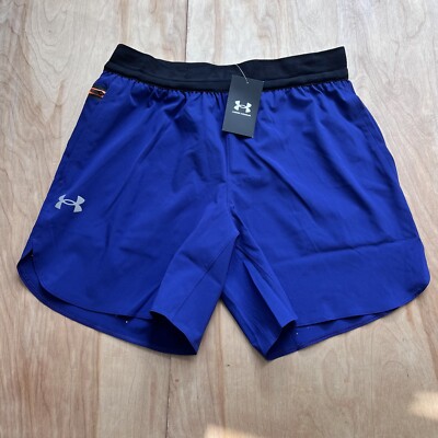 Under Armour Train Anywhere Training Running Shorts Mens Sz XL Purple Blue $65