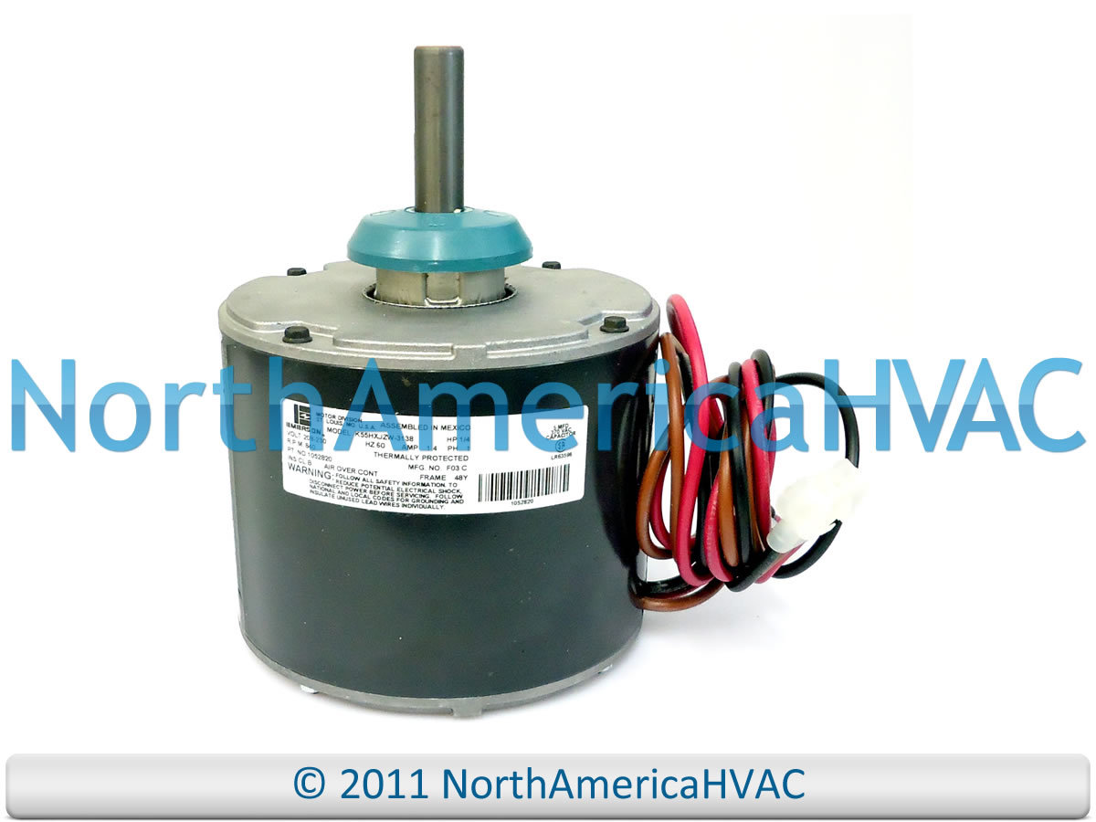 OEM Condenser Fan Motor 1/4 HP Replaces Emerson US Motors K55HXJZW