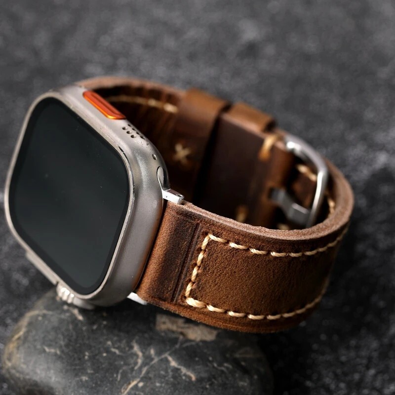 Watch Cinturino Per Orologio Da Polso, In Vera Pelle Bovina