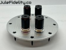 Double Binding Post Terminal Plate. Finished .125 Speaker Cabinets. HiFi. USA