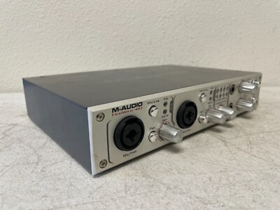 M-Audio FireWire 410 Mic Receiver MIDI Audio Interface   No Power Supply