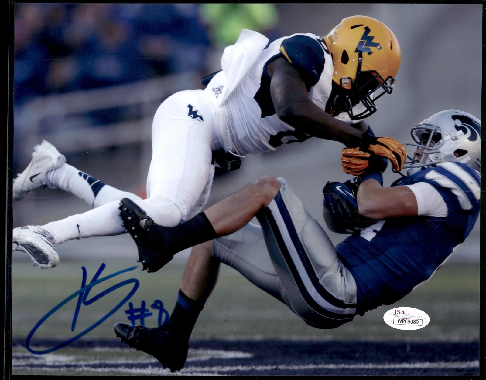 Karl Joseph Autographed Signed West Virginia Mountaineers WVU 8x10 Photo #1 