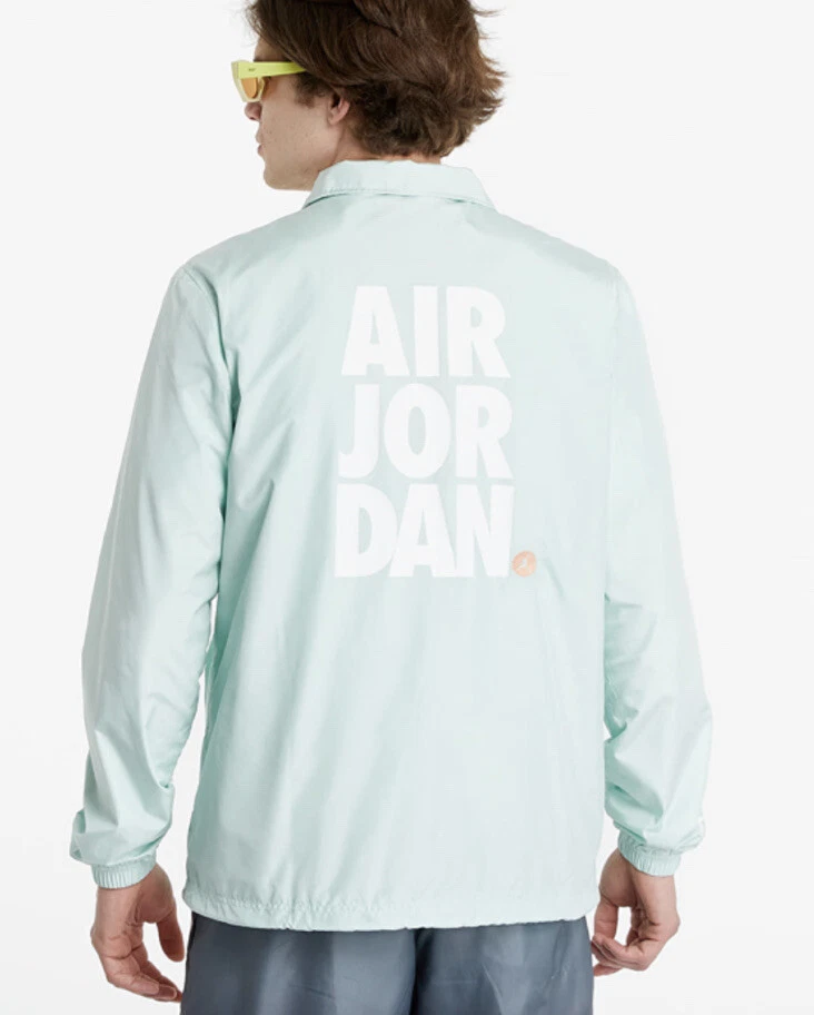Nike Men s Air Jordan Jumpman Classic Logo Jacket Mint Green White CZ4824 394 XL