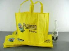 PACIFICO CERVEZA BEER ECO FRIENDLY REUSABLE SHOPPING BAG TOTE YELLOW NEW LOT 4 