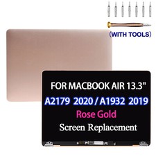 A2179 2020 Full LCD Screen Replacement for MacBook Air Retina EMC 3302 Rose Gold