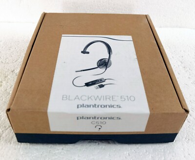 Plantronics Blackwire 510 USB Headset, On-Ear Mono Headset, Wired