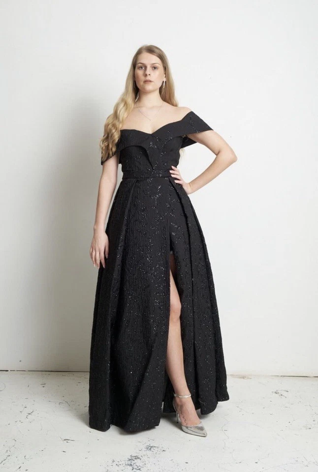 Nuevo Vestido de Noche de Fiesta para Damas MEDIO PRECIO en Todas las Tallas del Reino Unido 6,8,10 y 12 Foto 2 de 4