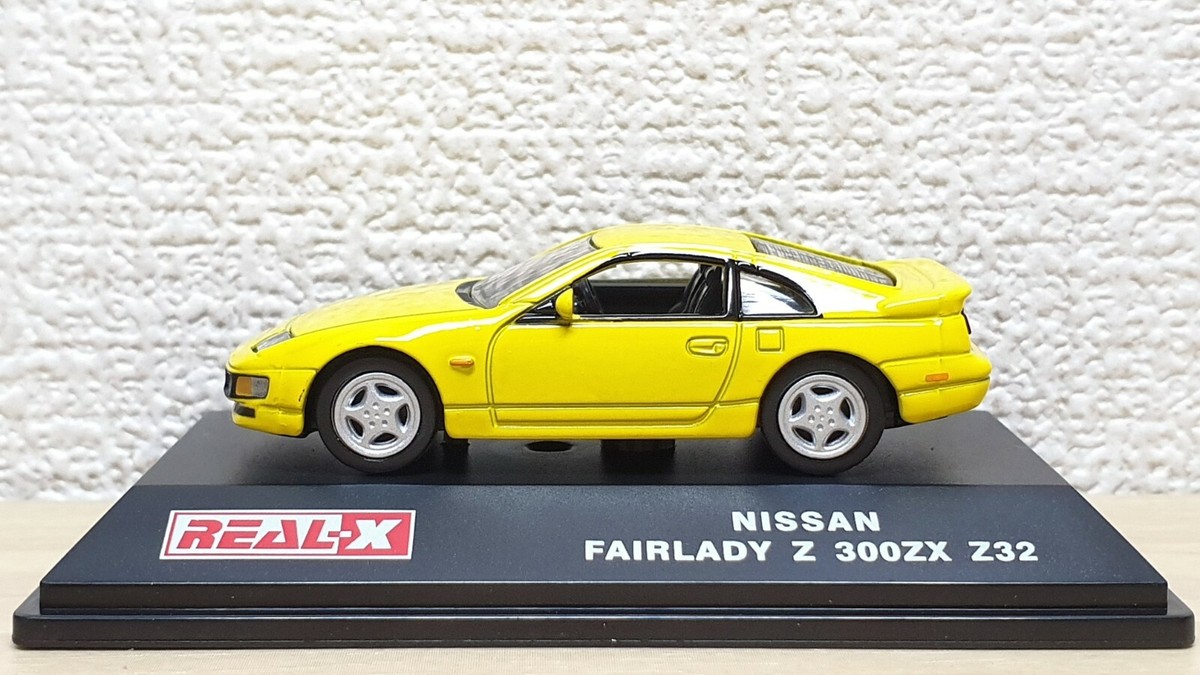REAL-X  フェアレディzx z32 1/72 Real-X NISSAN FAIRLADY Z Z32 300ZX YELLOW diecast car