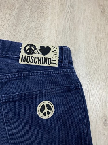 Moschino 90s Vintage Mens Denim Pants Jeans - Picture 11 of 11