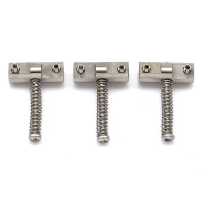 Titanium Alloy 3Pcs Electric Guitar Compensated Bridge Saddles 10.8mm for FD TL