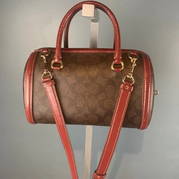 COACH Zoe Barrel Satchel Gem