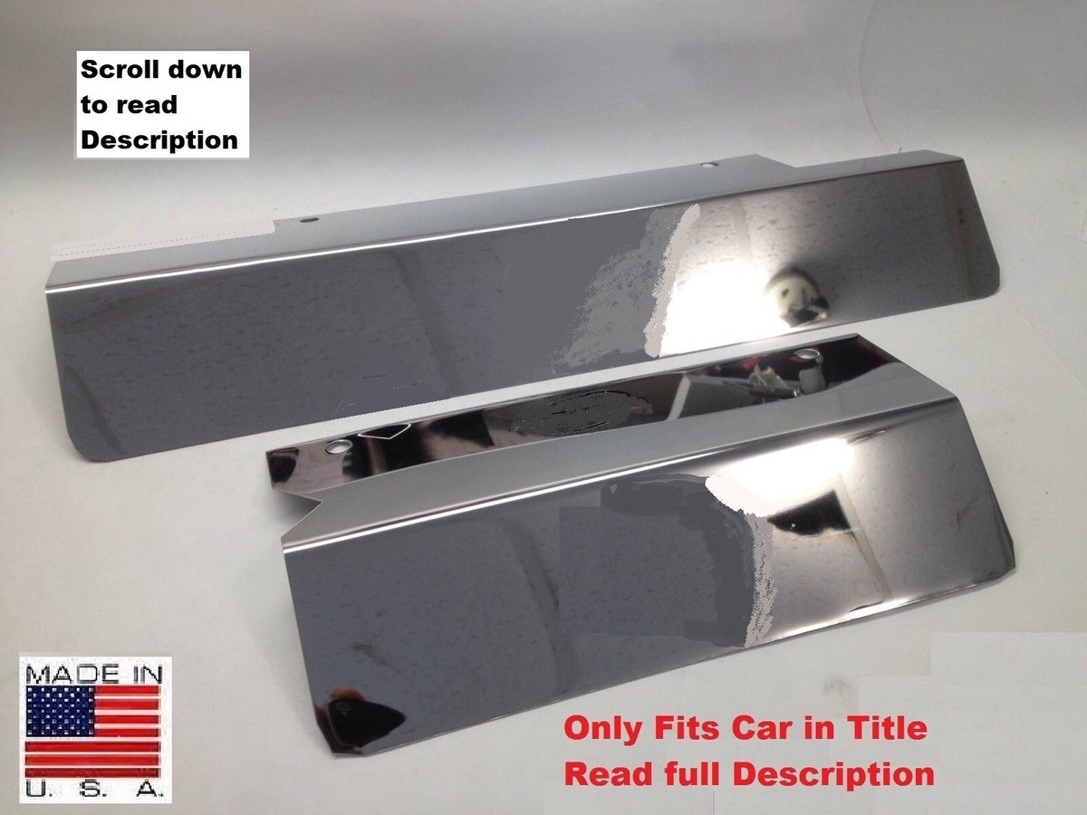 C4 Corvette 1994-1996 2Pc Fuel Rail Covers Polished Stainless
