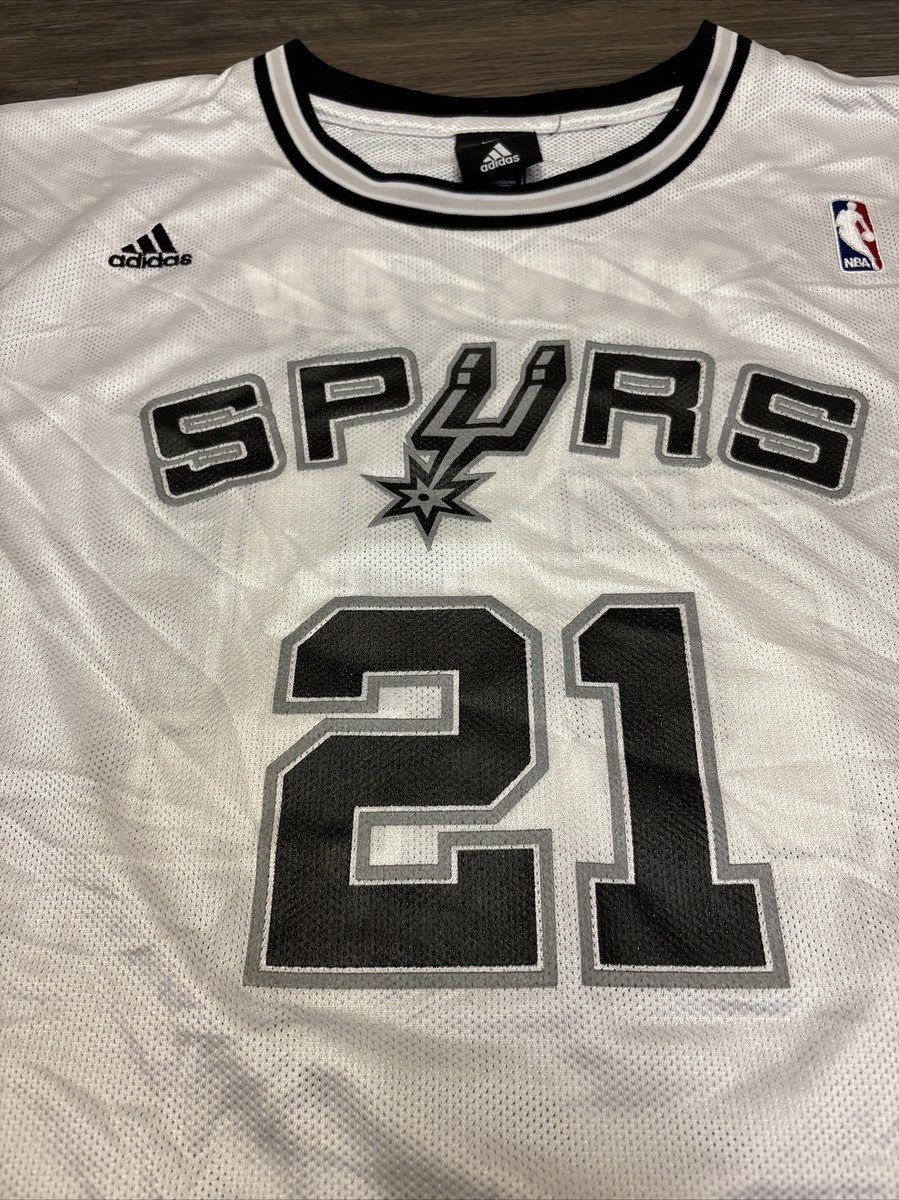 SPURS DUNCAN 21 ユニフォーム XL adidas Vintage Adidas San Antonio Spurs Tim Duncan #21 Jersey Size