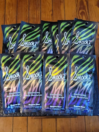 Supre Snooki Shimmering Body Moisturizer Lotion Packets Lot of 10 After Tanning