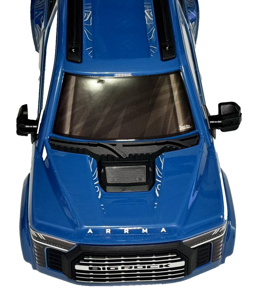 BIG ROCK CREW 4X4 223S Cab Clipless Painted Trimmed Body Matte BLUE ARA4312V4 - Image 3 of 4