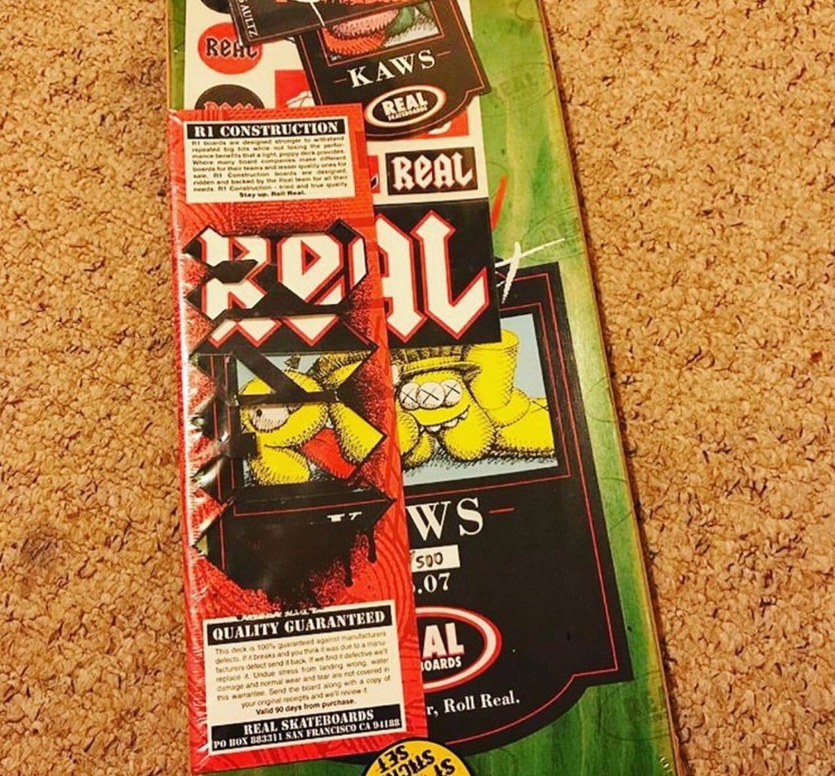 KAWS × REAL skatebords DECK Kaws Real Ltd Edition Of 500 Skateboard Deck | eBay UK