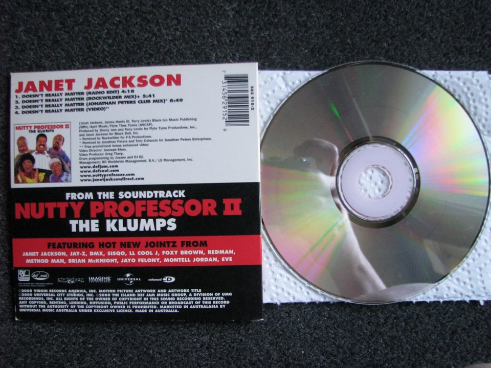 Janet Jackson-Doesn´t really Matter Maxi CD-2000 Australia-Cardsleeve-Def Jam - Bild 2 von 2