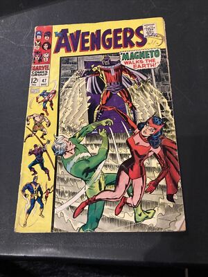 The Avengers #47 - 1st App Dane Whitman As Black Knight  - 1967 - Back Issue