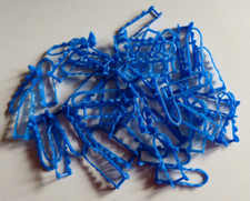 50 Timpo Toys Ritter Pferde Zügel, blau, Knigth Reins