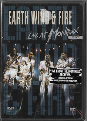 ミュージック EARTH, WIND & FIRE Live At MONtRemx 1997 Earth, Wind Fire - Live at Montreux 1997 (DVD, 2004) New Sealed