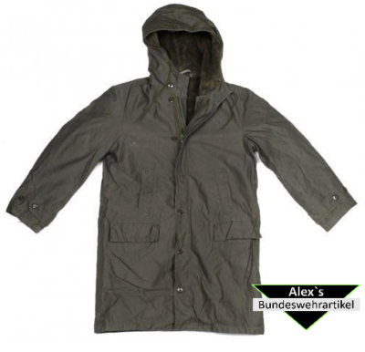original Bundeswehr Parka BW Parka oliv alte Art Jacke