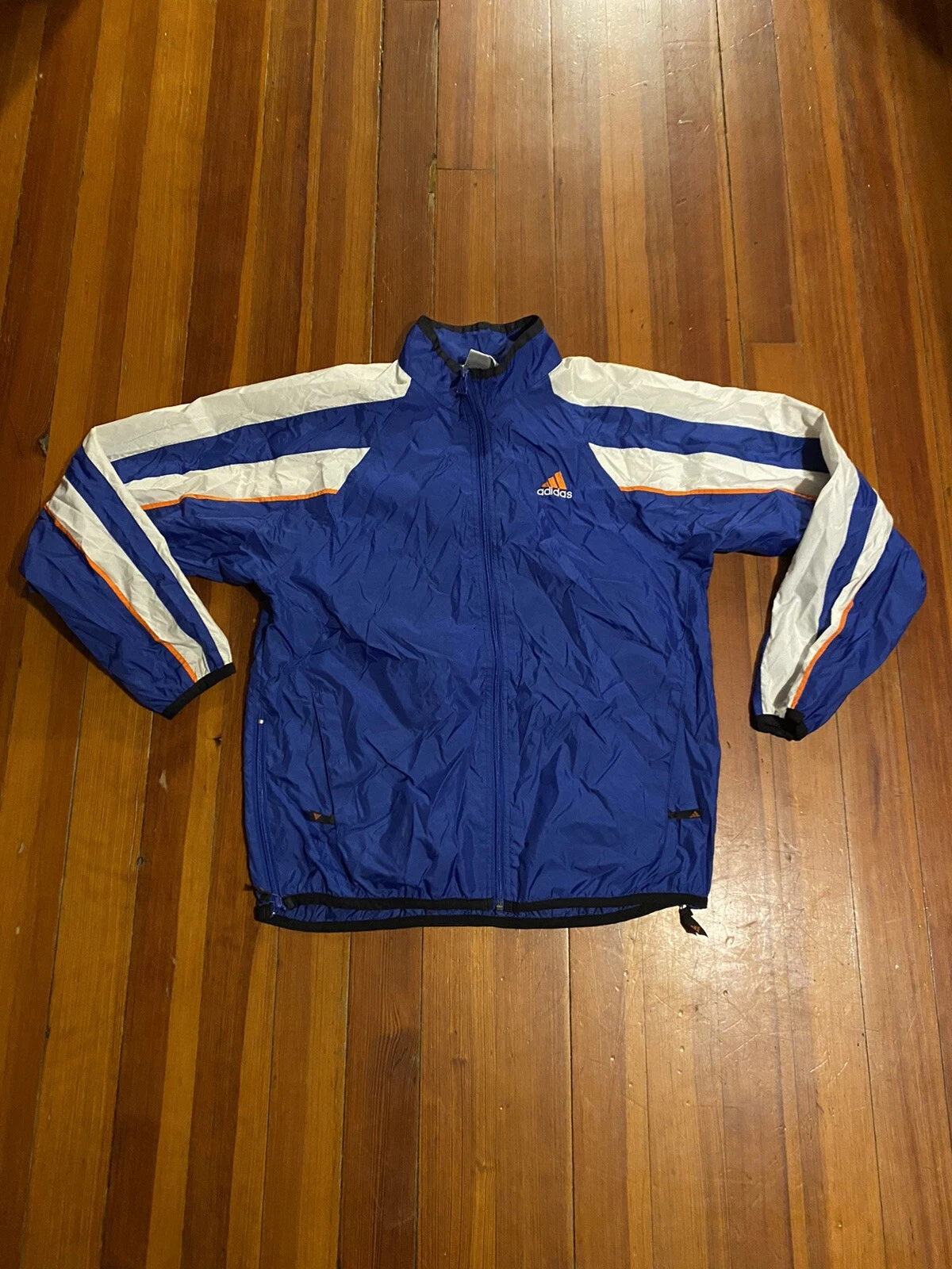 vintage 90s adidas windbreaker jacket