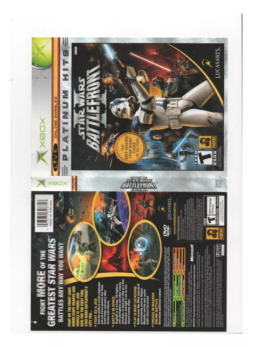 Star Wars Battlefront p/ Xbox Clássico e Xbox 360 Original