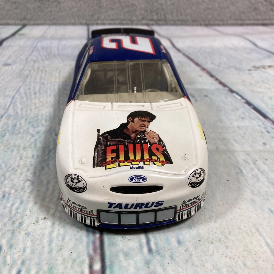 Vintage Hasbro Rusty Wallace NASCAR 1998 Elvis Racecar 1:24 Scale Ford Taurus - Image 2 of 4