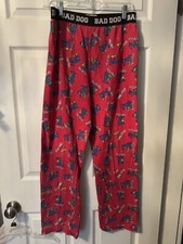 Vintage Bad Dog Sleep Pants Size Small