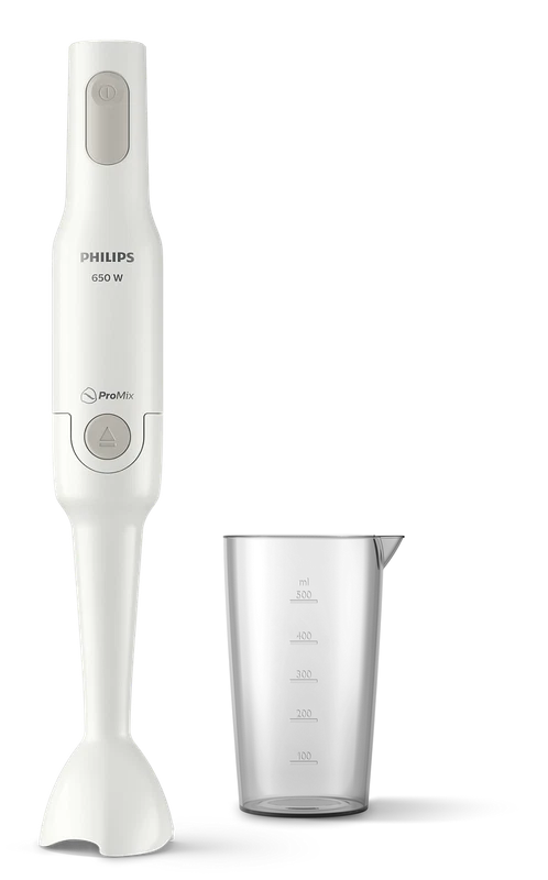 Frullatore Immersione Minipimer PHILIPS con Bicchiere 650 Watt Frullatore Mixer, fotografia 5 di 9