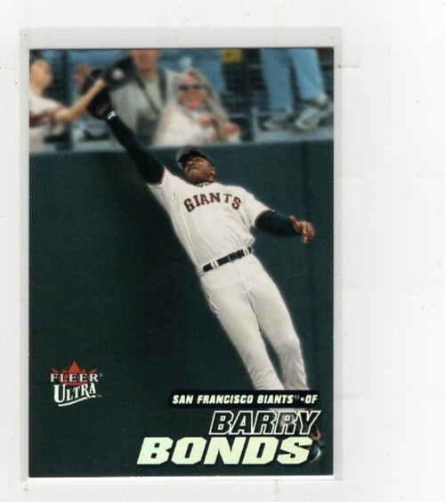2001 Barry Bonds Fleer Ultra #182 Free Shipping (G885)