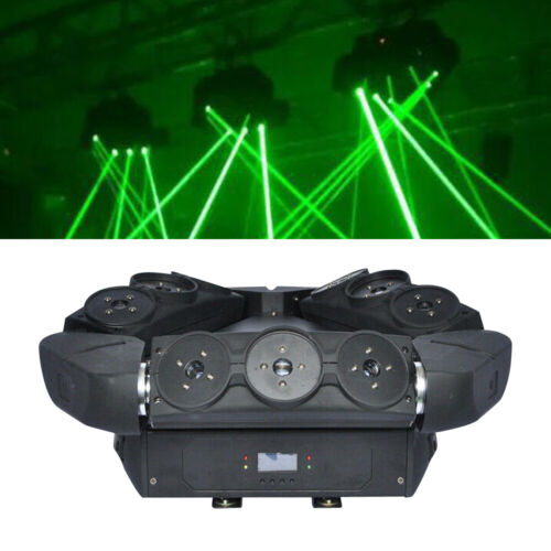 Faisceau de tête mobile de scène lumière laser 9 yeux RVB projecteur araignée DJ bandes lampe - Photo 1/12