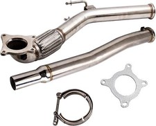 Adatto per Audi A3 Golf GTI 2.0T Turbo Downpipe Tubo di Scarico Acciaio Inox