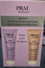 Image of PRAI Beauty Ageless Throat & Décolletage Day And Intense Gold Duo