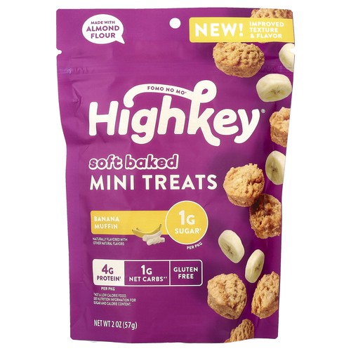 Soft Baked Mini Treats, Banana Muffin, 2 oz (57 g)