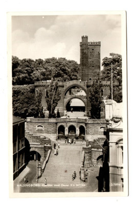 Schweden - Helsingborg, Karnan med Oscar II's Terrasse - Vintage Postkarte