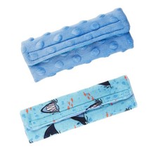2-Pack Car Seat Strap Covers, Infant Seatbelt Covers, Velvety Soft Double-Sid...