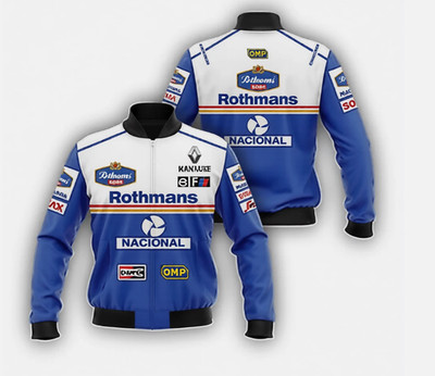 Team Racing Jacket | Rothmans Race wear Printed Jacket Premium Quality All Sizes