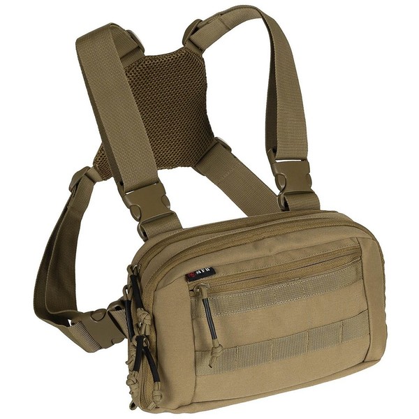 Mfh Chest Pack Recon Coyote Tan Beige Brusttasche Mit Schultertragesystem-image