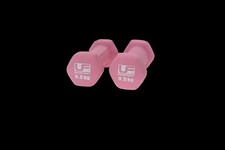 Image of Urban Fitness Hex Dumbbells - Neoprene Covered (Pair) 2 x 0.5kg - Pink 2 x 0.5kg